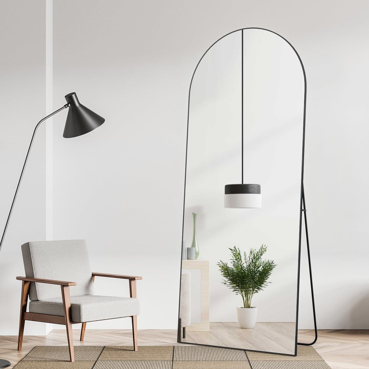 Arched Full Length Mirror 65" × 24"
