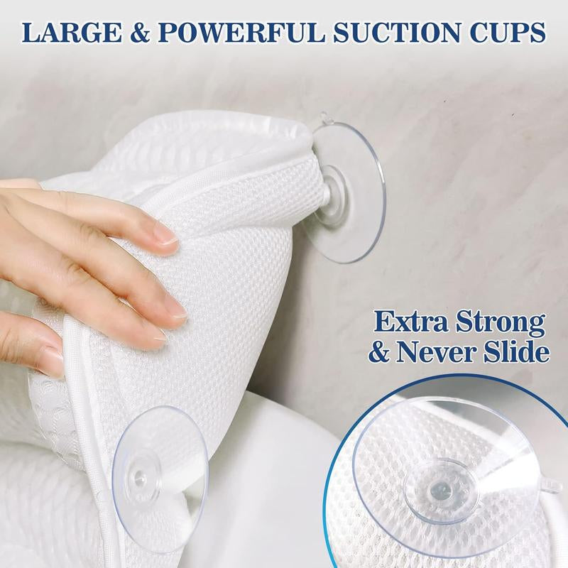 Luxury 4D Air-Mesh Bath Pillow