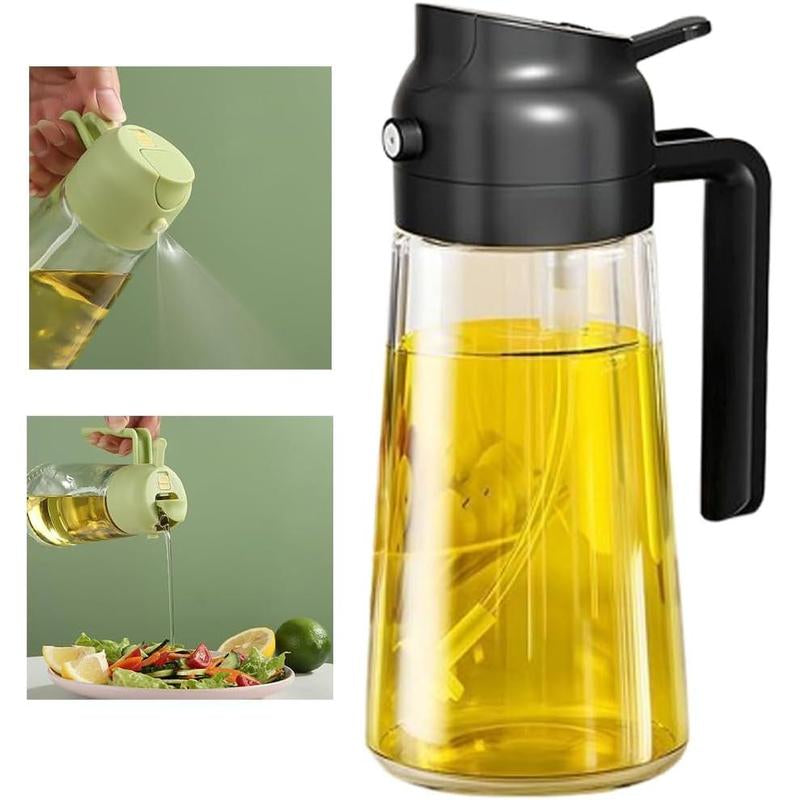 2-in-1 Oil Sprayer and Dispenser Bottle