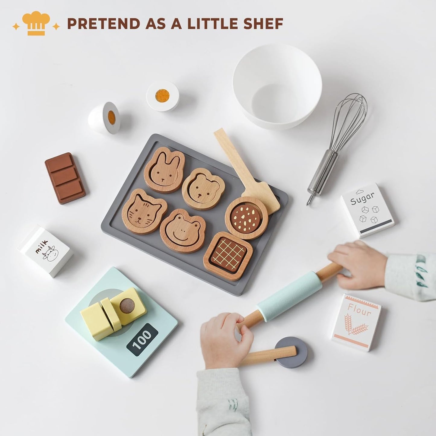 Wooden Cookie & Bakery Play Set