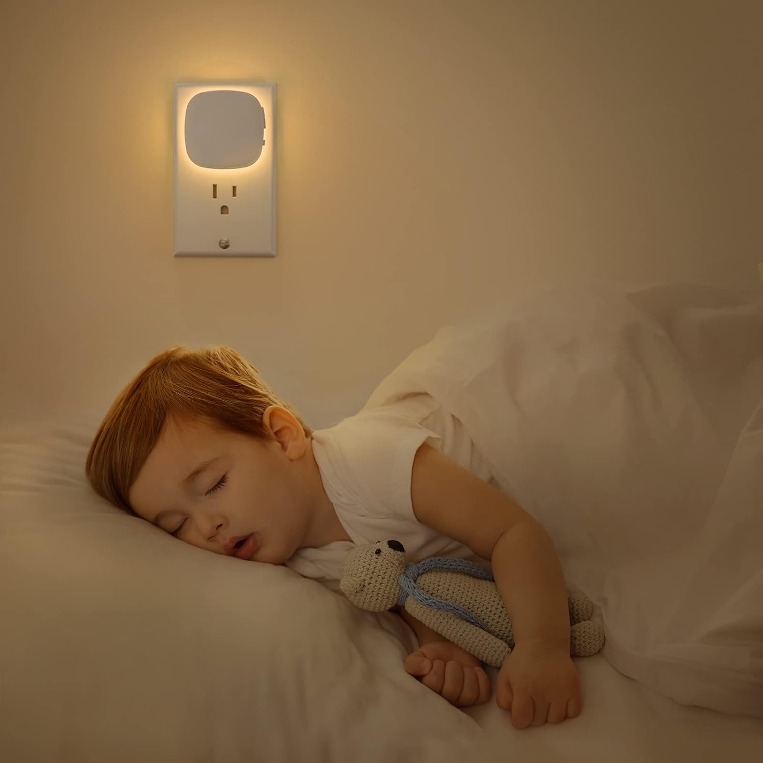 AUVON Backlit LED Night Lights – 4 Pack