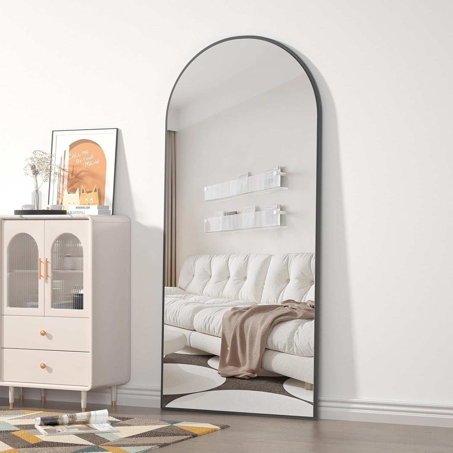 Arched Full Length Mirror 65" × 24"