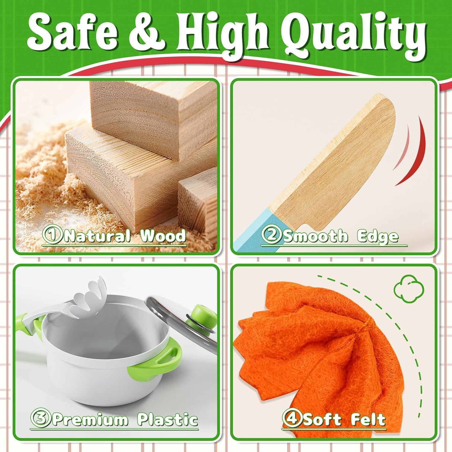 Lehoo Castle Wooden Kitchen Play Set