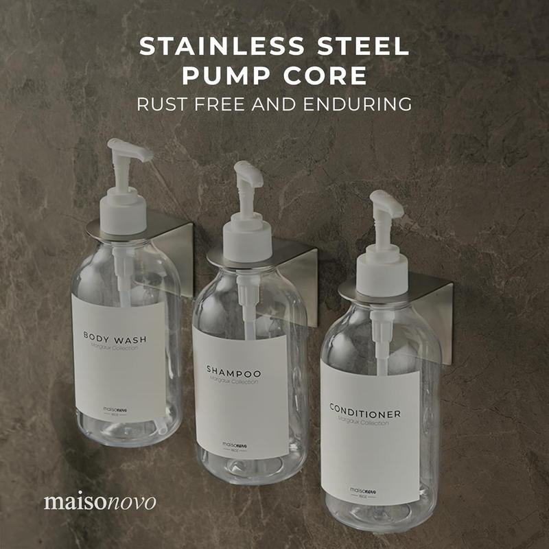 Shampoo, Conditioner, & Soap Dispense - Wall Mounted