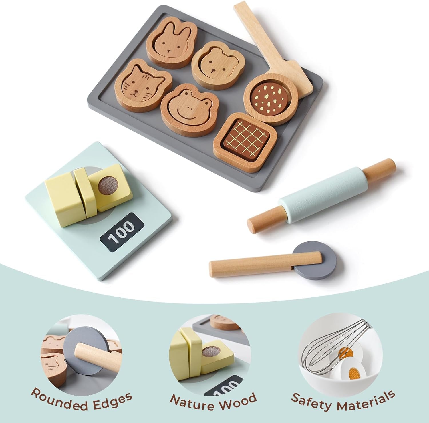 Wooden Cookie & Bakery Play Set