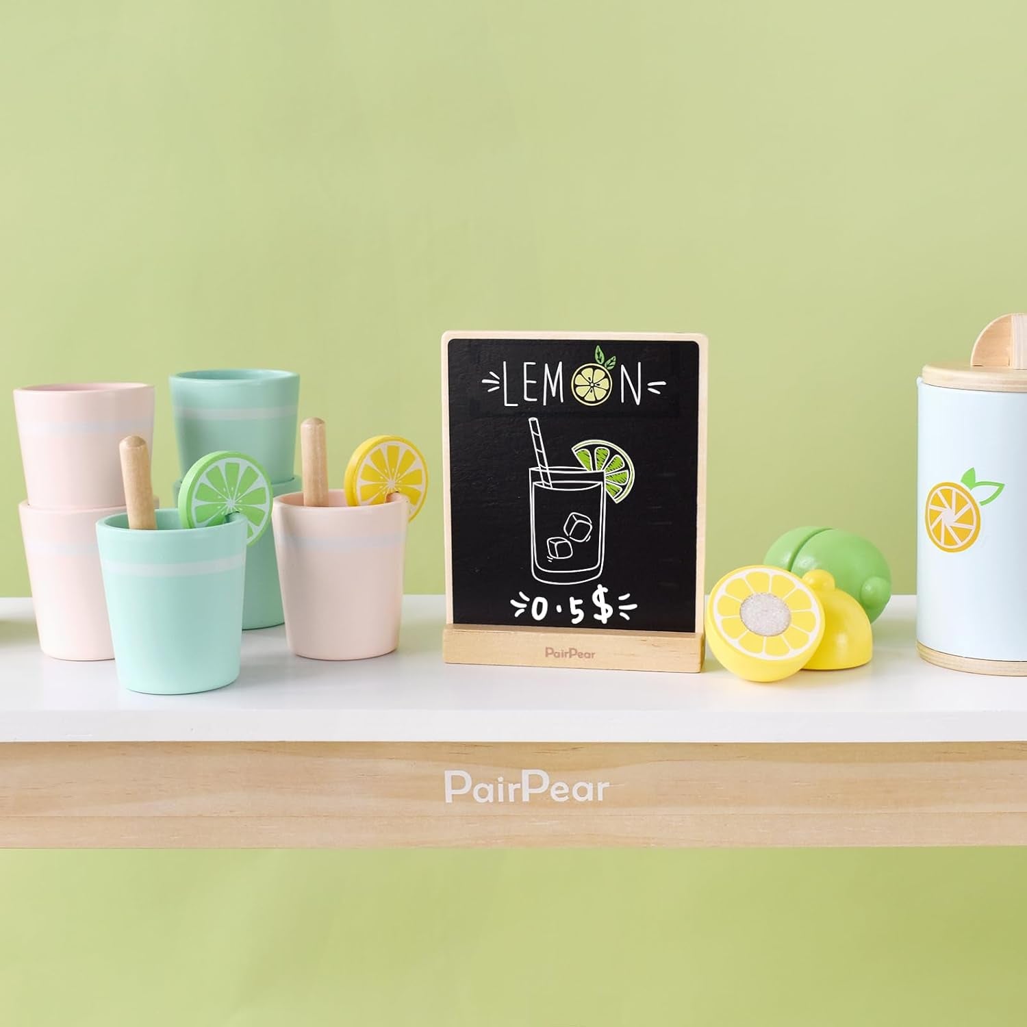 Wooden Lemonade Stand Play Set