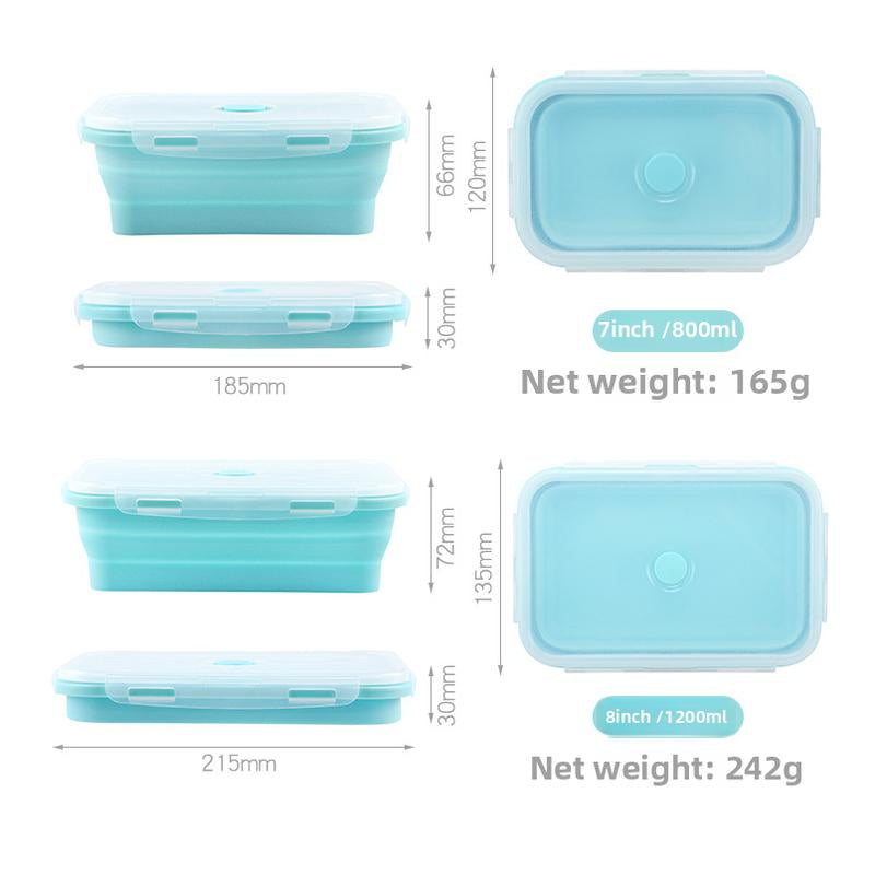 Portable Silicone Lunch Box