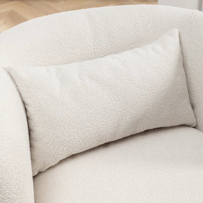 Sydney 34" Wide Boucle Upholstered Swivel Armchair