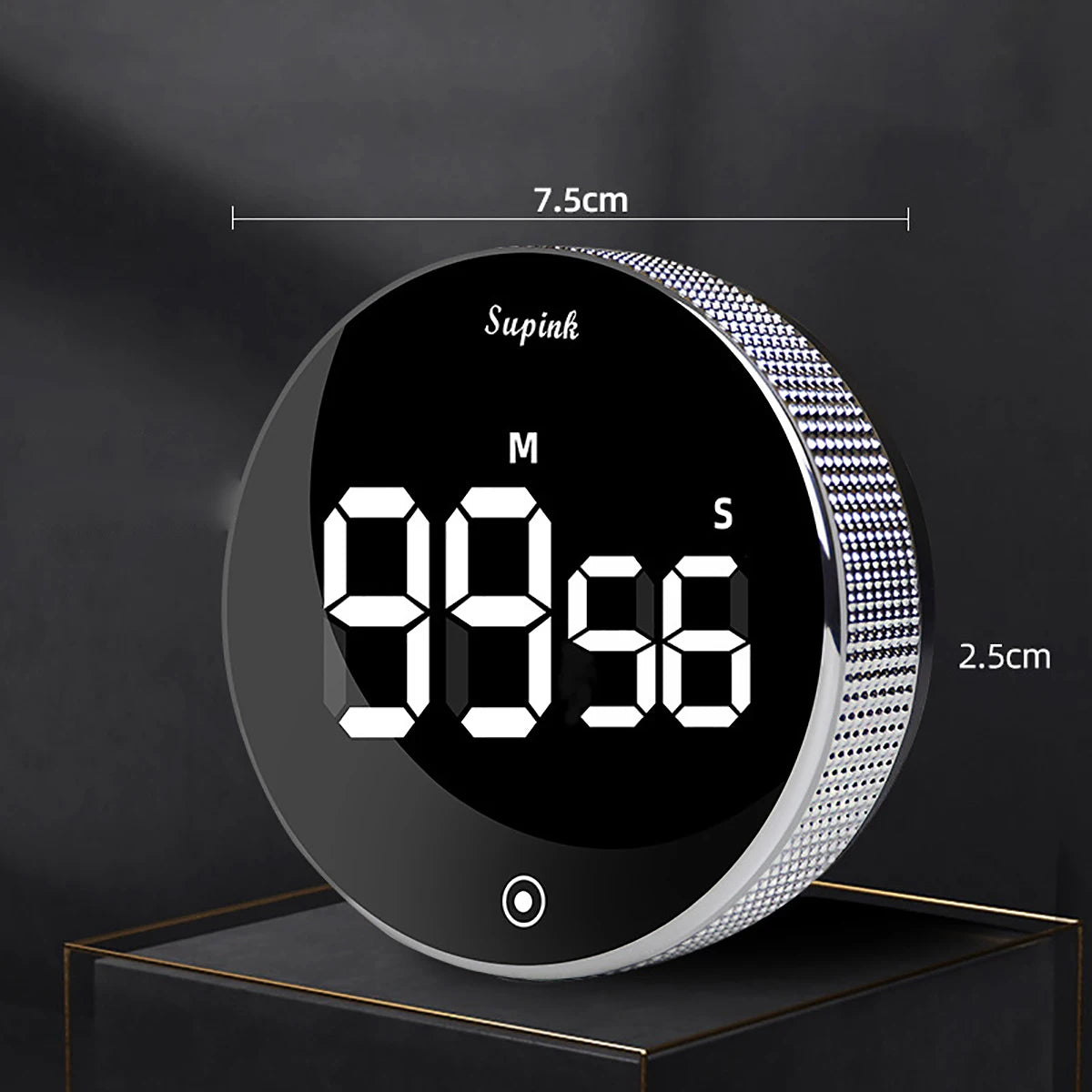 Kitchen Timer Digital Countdown Magnetic Egg Timer for Cooking with Constant Light Function