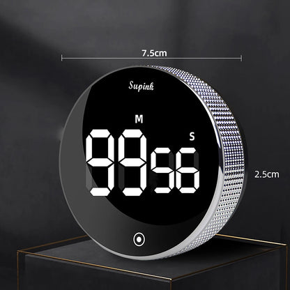 Kitchen Timer Digital Countdown Magnetic Egg Timer for Cooking with Constant Light Function