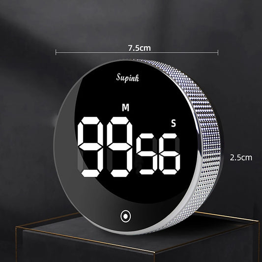 Kitchen Timer Digital Countdown Magnetic Egg Timer for Cooking with Constant Light Function