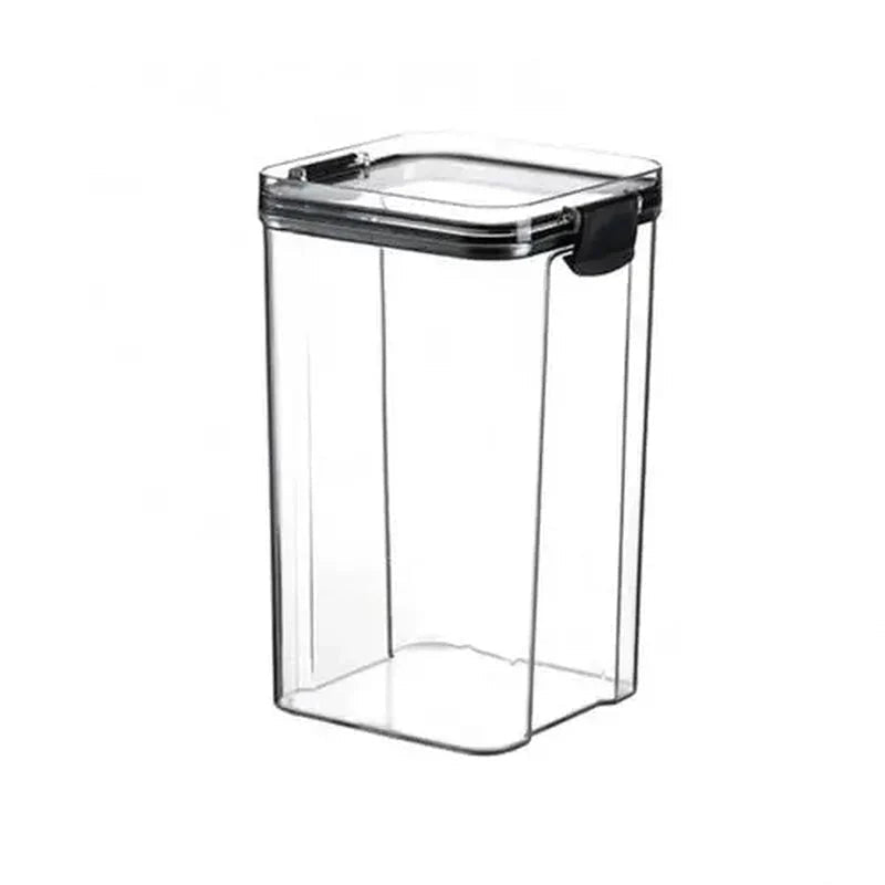 Multipurpose Food Storage Containers Set - Clear Jars with Lids for Cereal, Candy, and Dry Goods