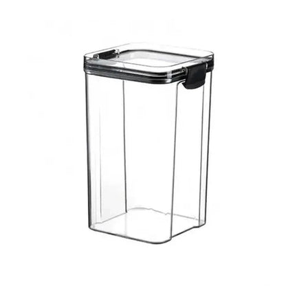 Multipurpose Food Storage Containers Set - Clear Jars with Lids for Cereal, Candy, and Dry Goods