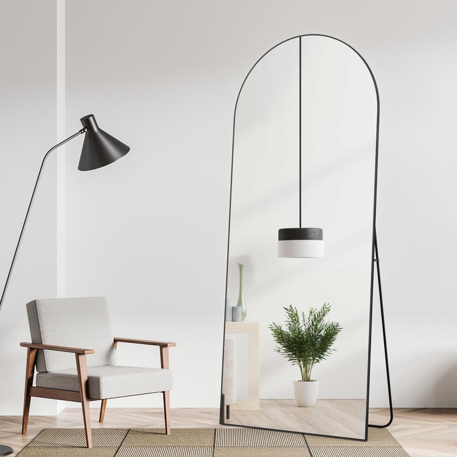Arched Full Length Mirror 65" × 24"