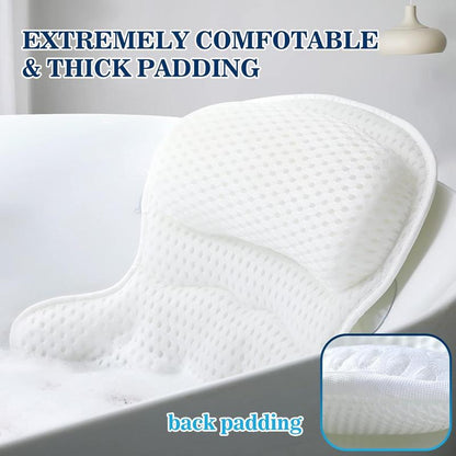 Luxury 4D Air-Mesh Bath Pillow