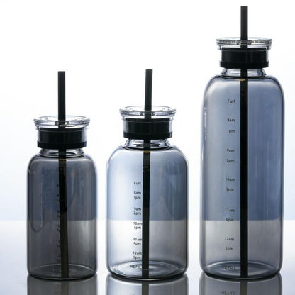Motivational Glass Water Bottle