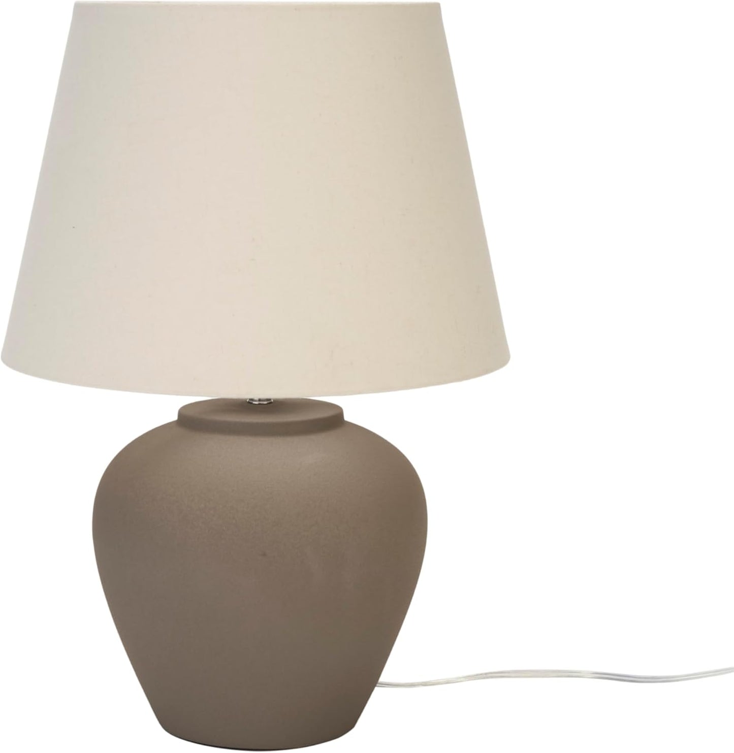  Brown Ceramic Pot Table Lamp