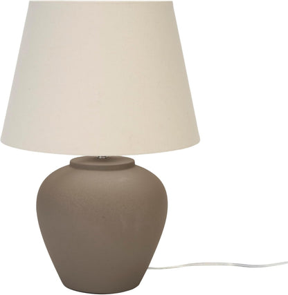  Brown Ceramic Pot Table Lamp
