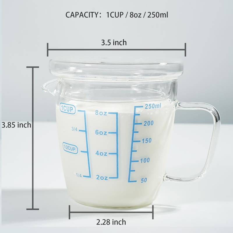 The 3-In-1 Measuring Cup (8oz, 1 Cup, 250mL)