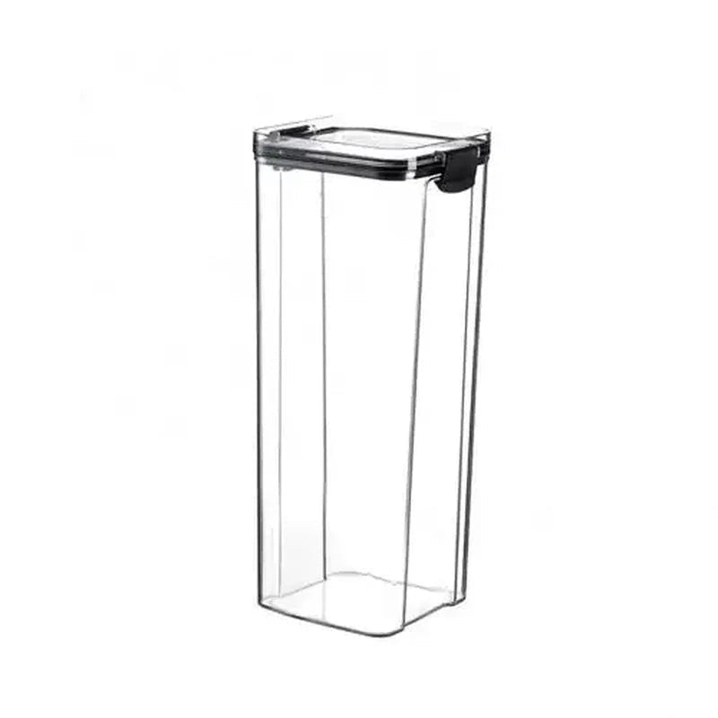 Multipurpose Food Storage Containers Set - Clear Jars with Lids for Cereal, Candy, and Dry Goods
