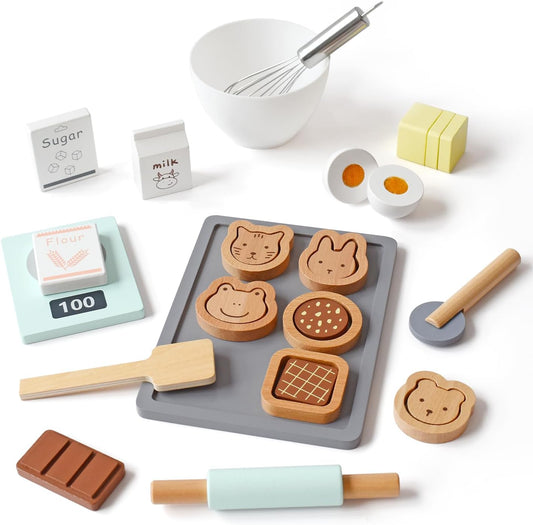 Wooden Cookie & Bakery Play Set