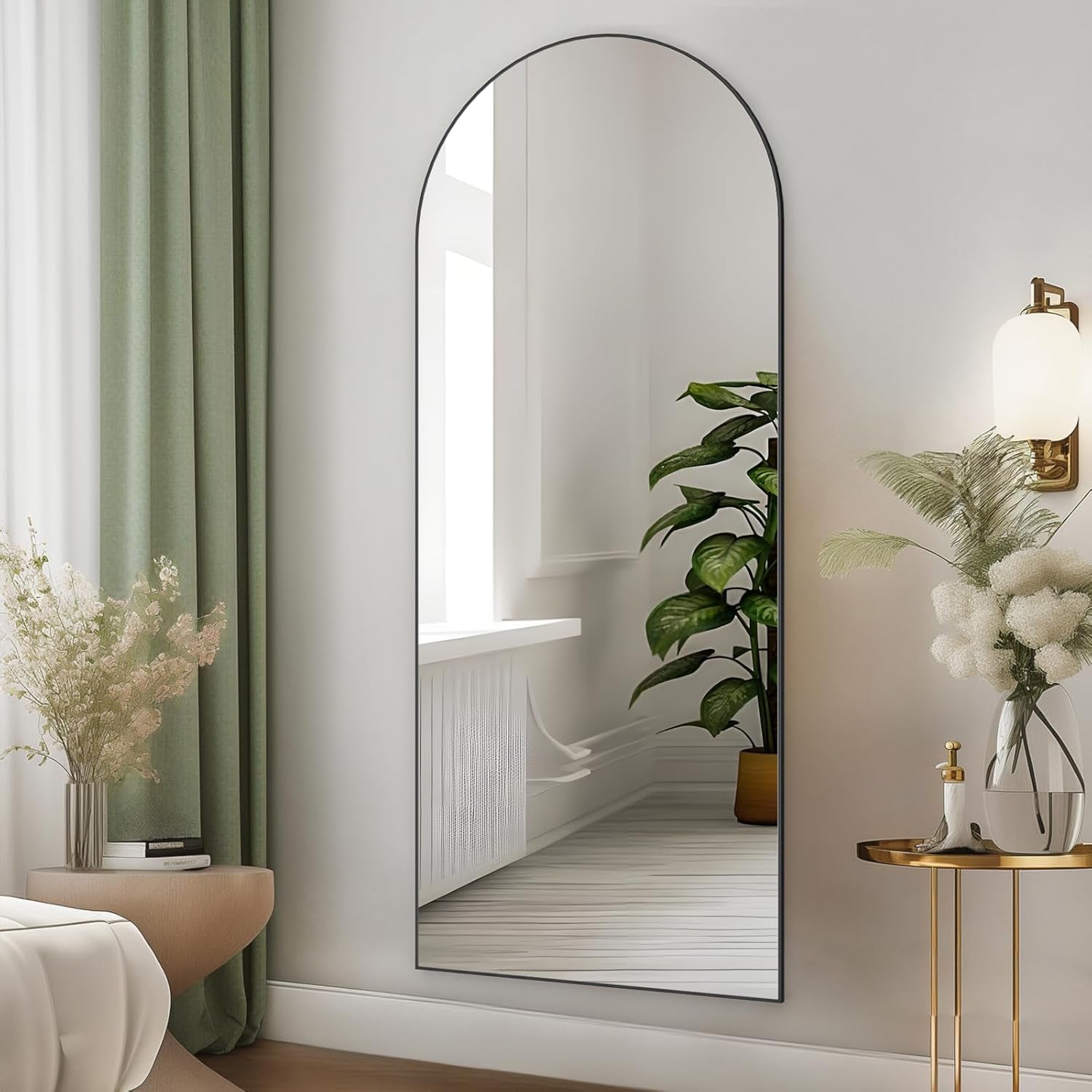 Arched Full Length Mirror 65" × 24"