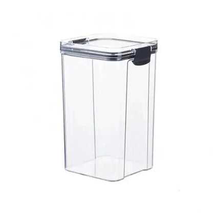 Multipurpose Food Storage Containers Set - Clear Jars with Lids for Cereal, Candy, and Dry Goods