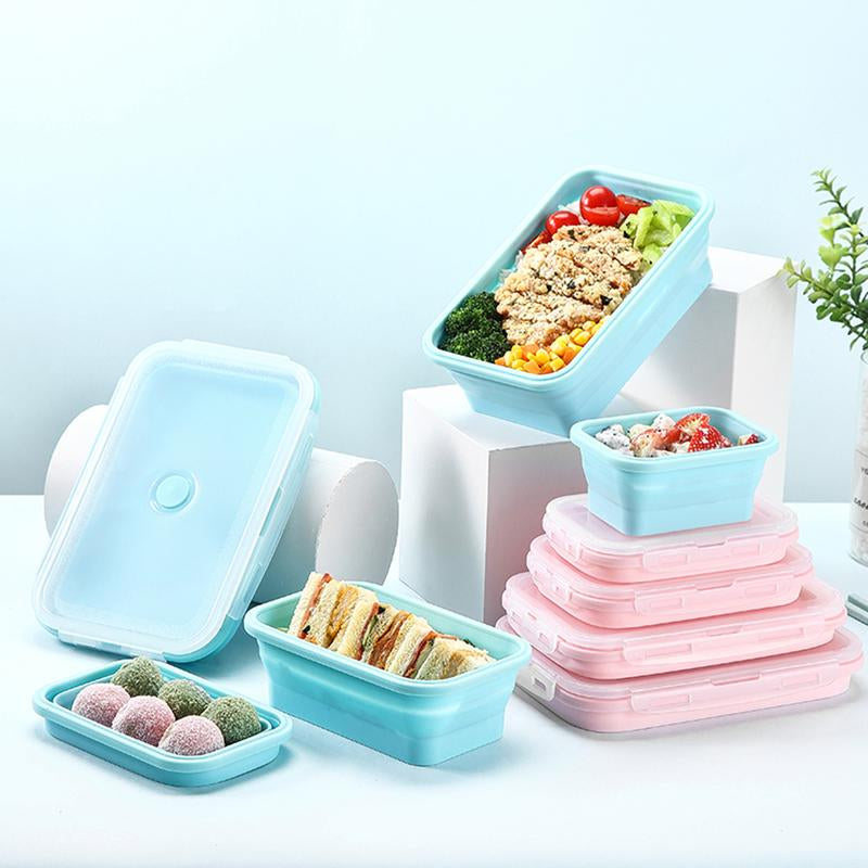 Portable Silicone Lunch Box