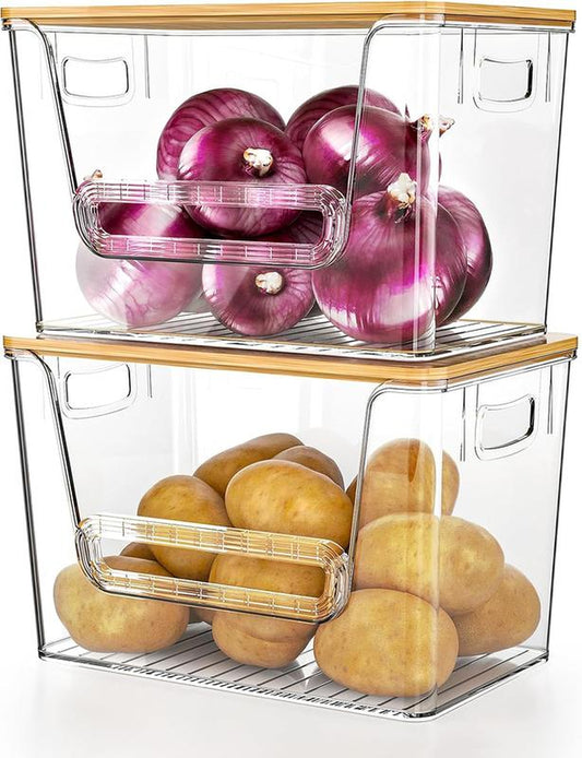 LAMU Stackable Acrylic Storage Boxes