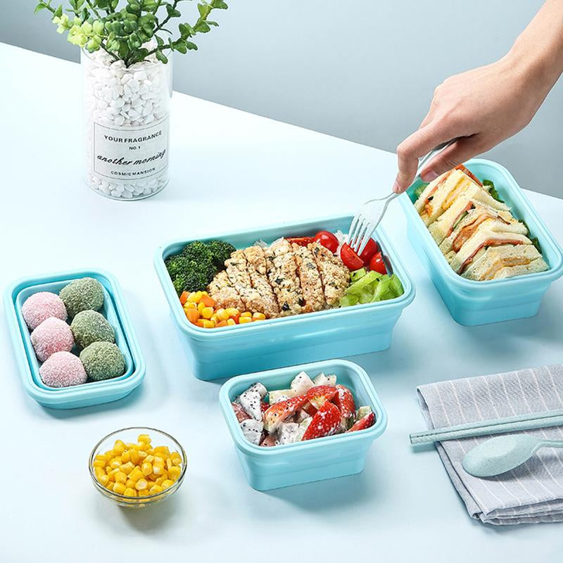 Portable Silicone Lunch Box
