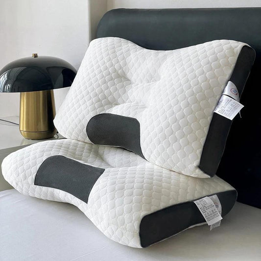 Soft Adjustable Ergonomic Knitted Massage Orthopedic Contour Support Neck Pillow