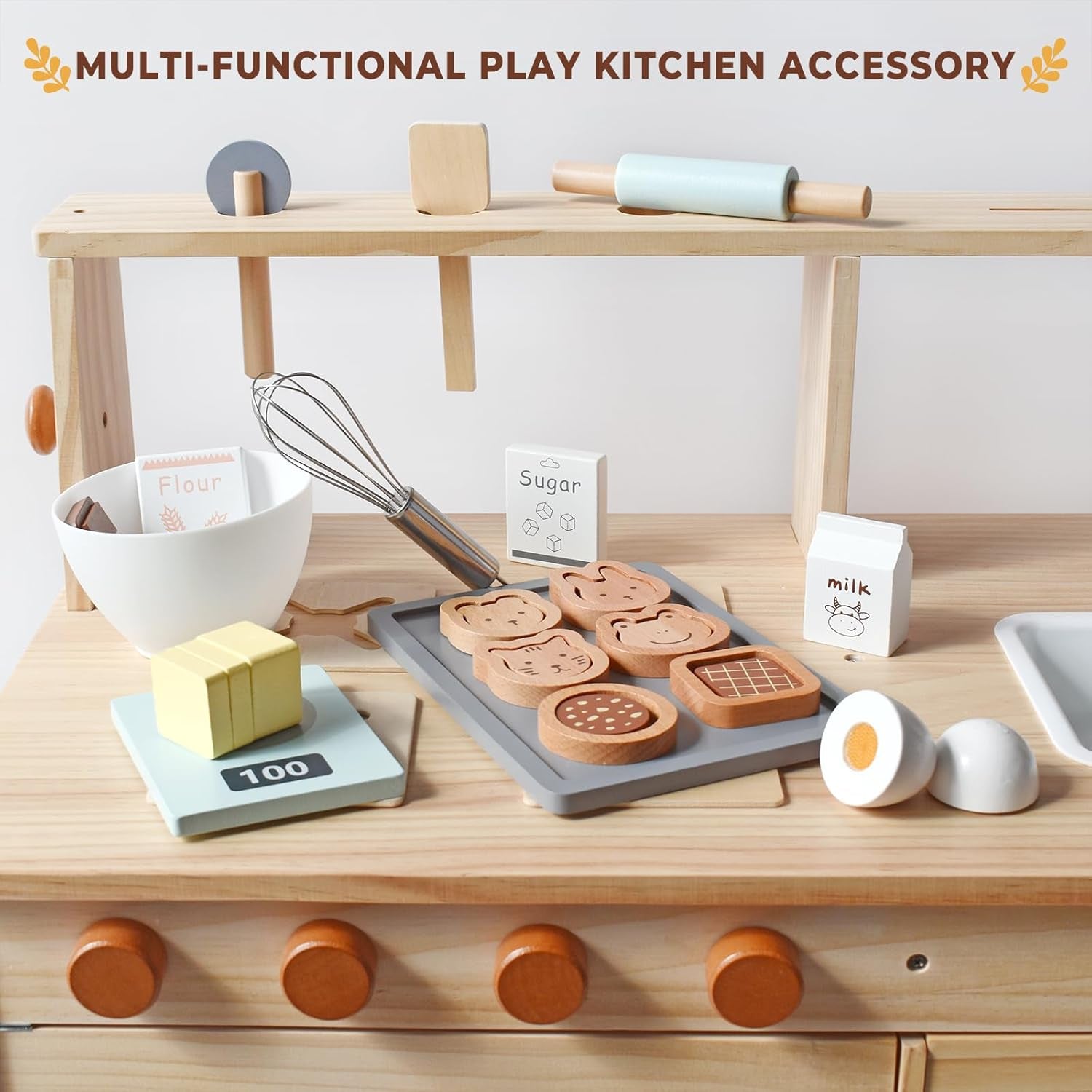 Wooden Cookie & Bakery Play Set