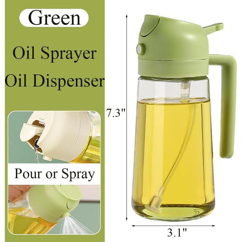 2-in-1 Oil Sprayer and Dispenser Bottle
