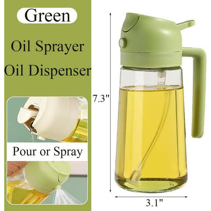 2-in-1 Oil Sprayer and Dispenser Bottle