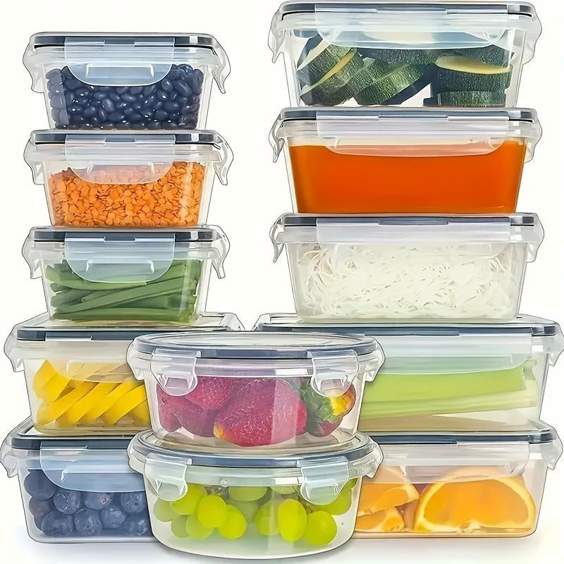 24-Pack Bpa-Free Airtight Food Storage Container Set
