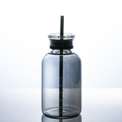 Motivational Glass Water Bottle