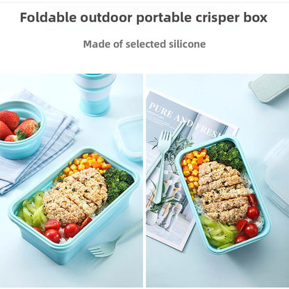 Portable Silicone Lunch Box
