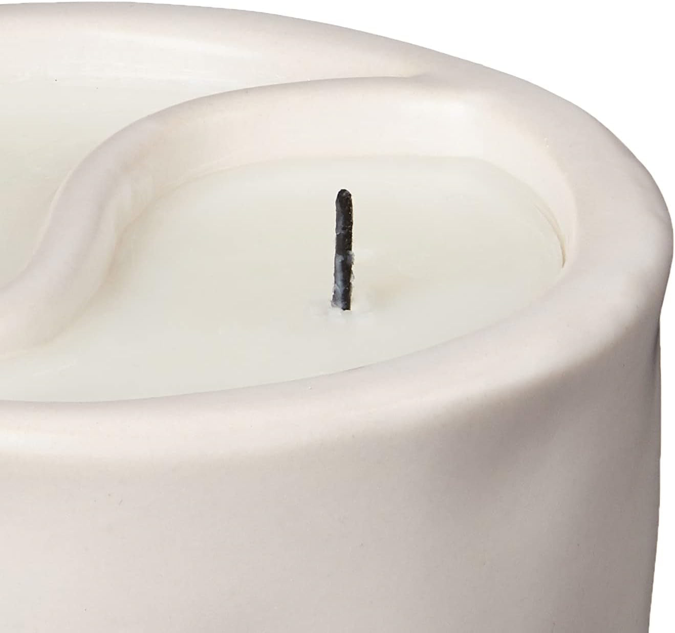 Candles YY1004Z Yin & Yang Collection Scented Candle, 11-Ounce, White - Black Salt | Teakwood
