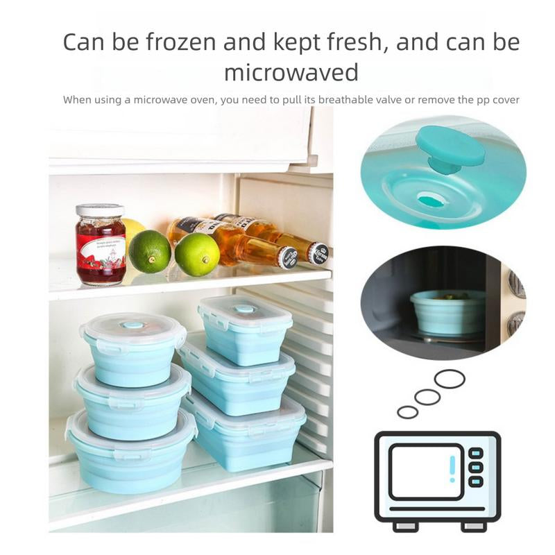 Portable Silicone Lunch Box