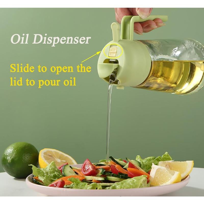 2-in-1 Oil Sprayer and Dispenser Bottle
