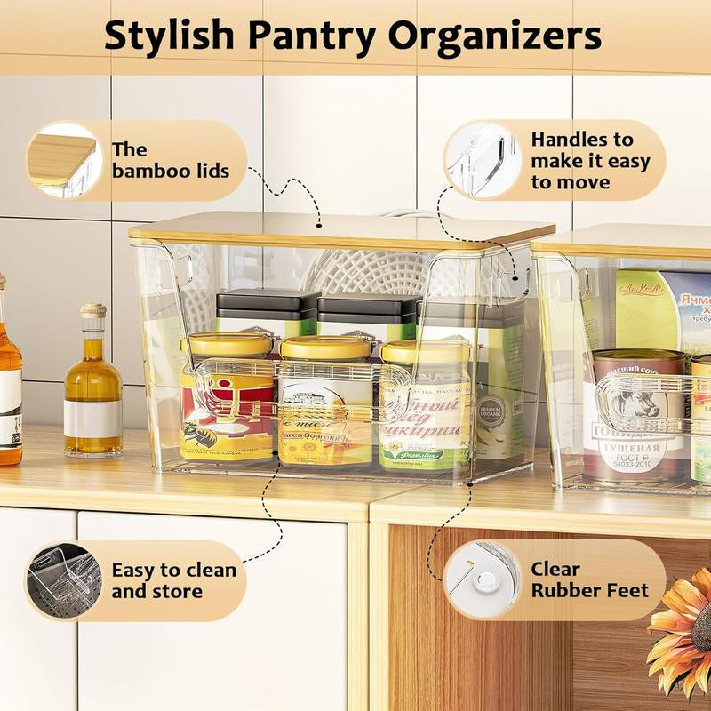 LAMU Stackable Acrylic Storage Boxes