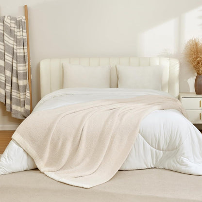 Snuggle Sac Knitted Throw Blanket