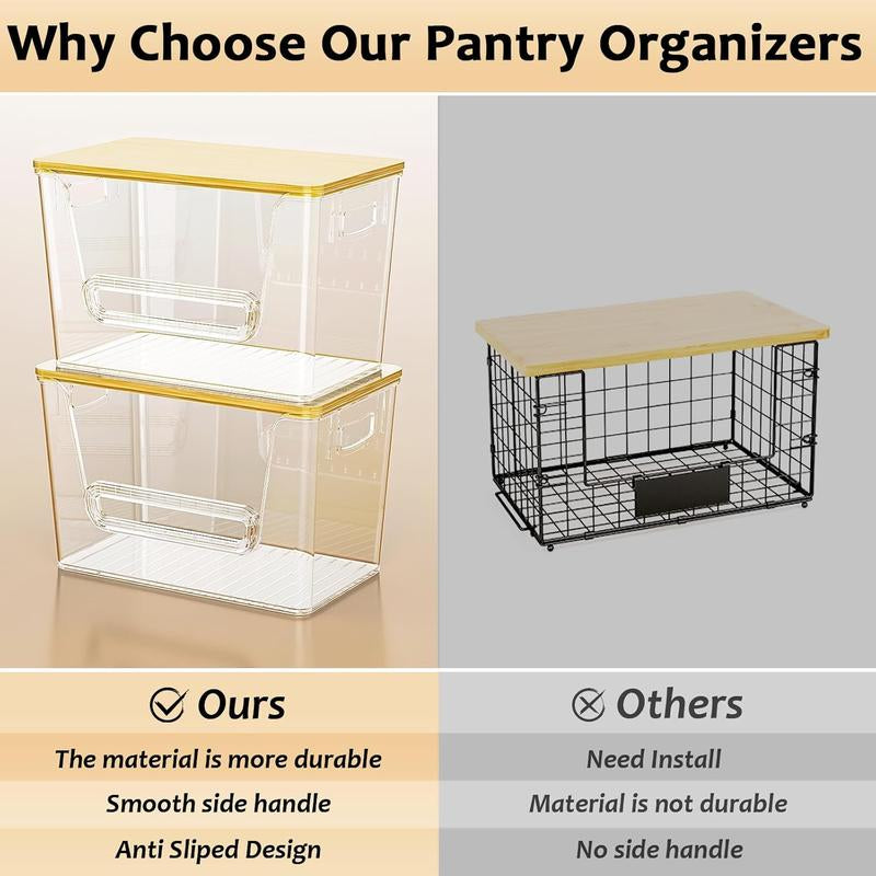 LAMU Stackable Acrylic Storage Boxes