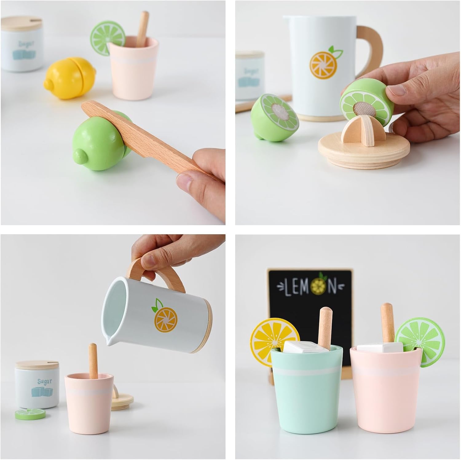 Wooden Lemonade Stand Play Set