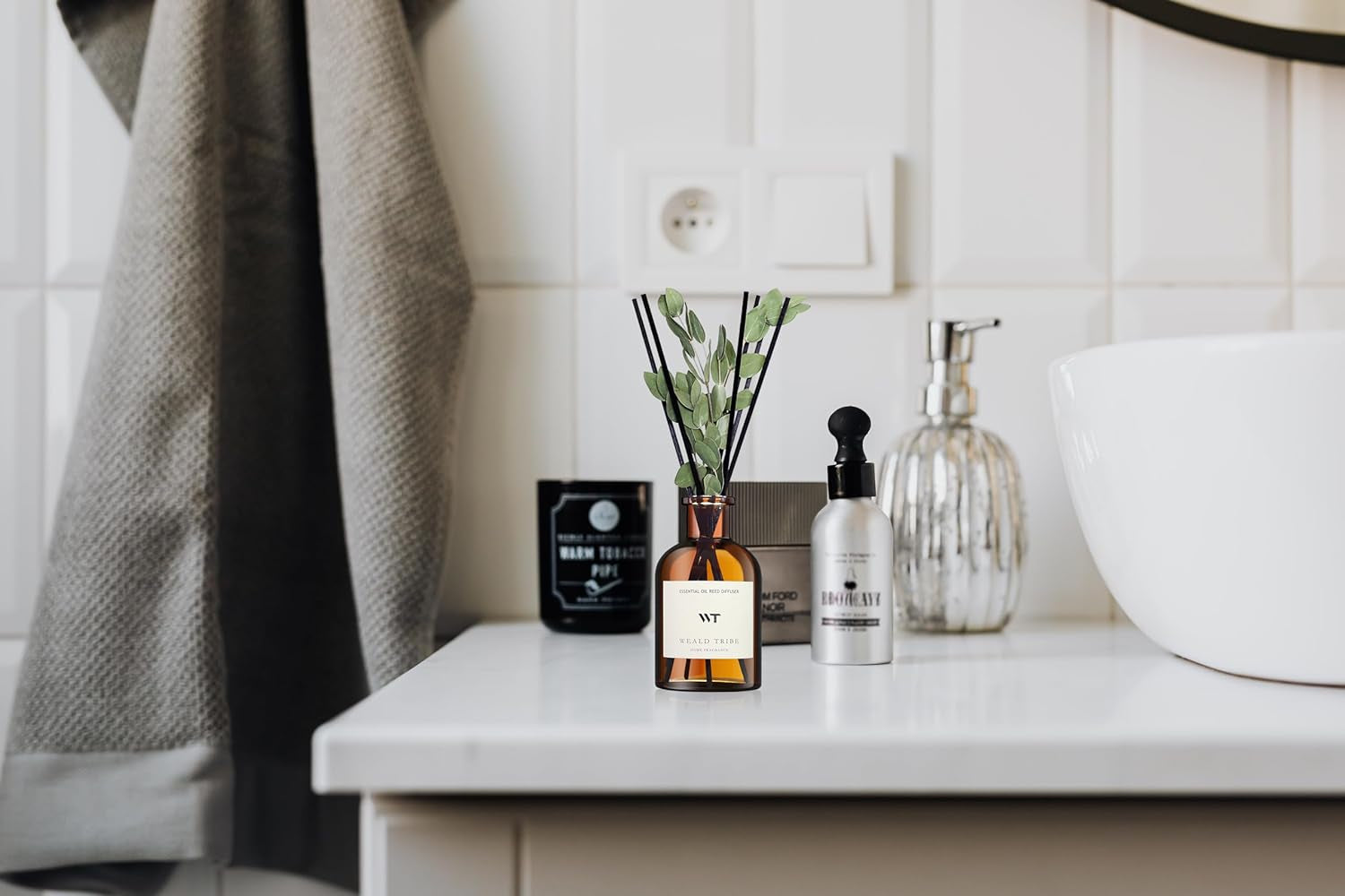 Flower Reed Diffuser Set Eucalyptus & Lavender