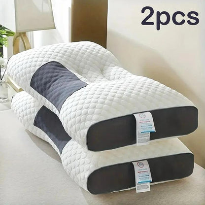 Soft Adjustable Ergonomic Knitted Massage Orthopedic Contour Support Neck Pillow