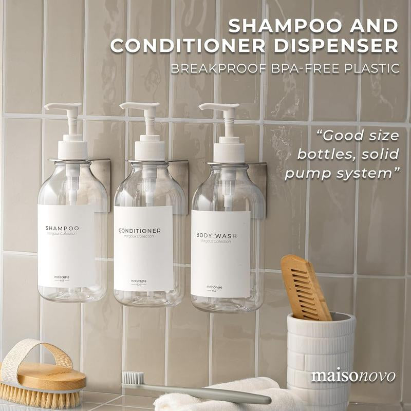 Shampoo, Conditioner, & Soap Dispense - Wall Mounted