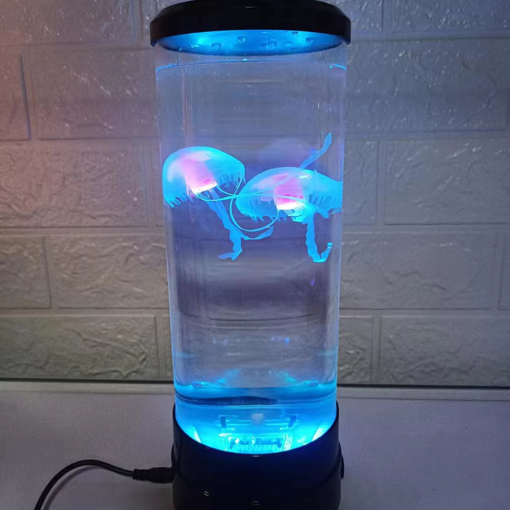 Color Changing Jellyfish Lamp Usb/Battery Powered Table Night Light