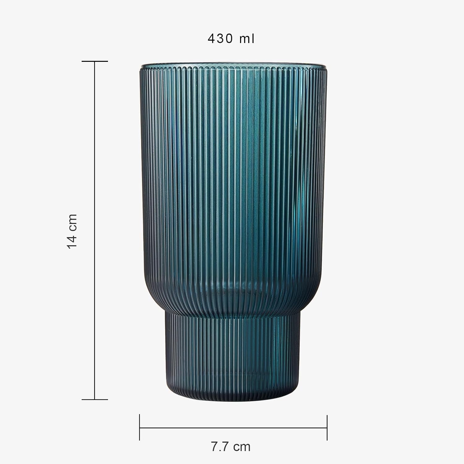 Shatterproof Acrylic Tall Drinking Glasses Set