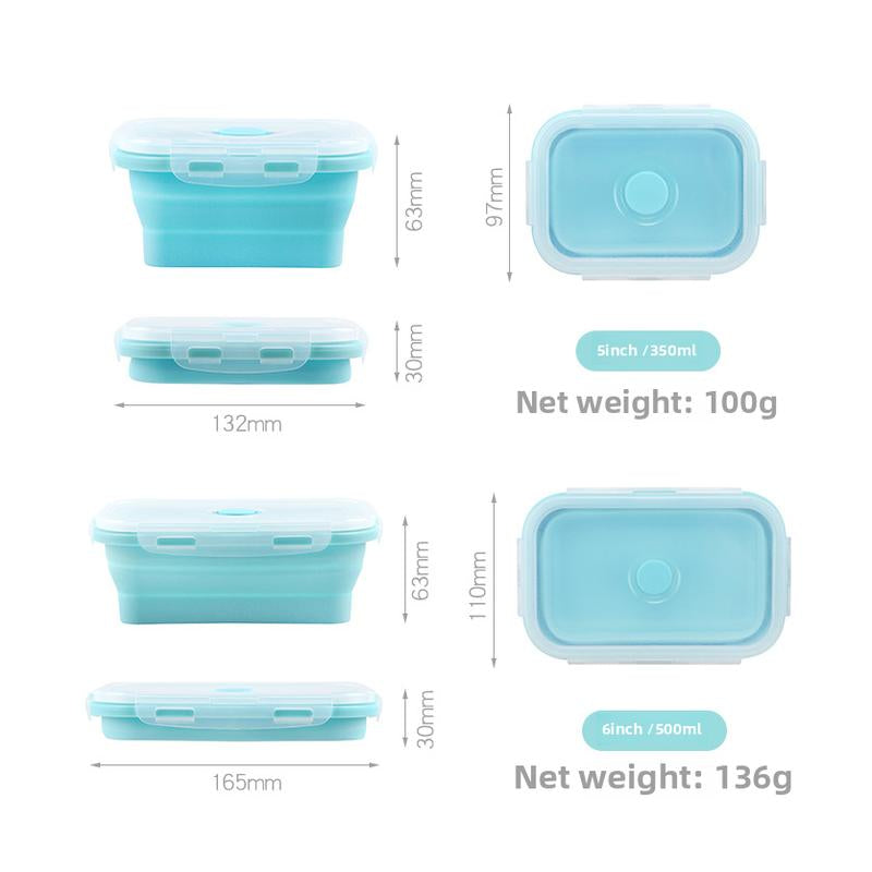 Portable Silicone Lunch Box